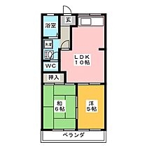 ラフォーレ神谷  ｜ 岐阜県岐阜市上土居３丁目（賃貸マンション2LDK・2階・44.55㎡） その2