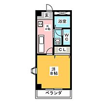 ラビットストリートII  ｜ 岐阜県岐阜市太郎丸新屋敷（賃貸マンション1K・1階・28.62㎡） その2