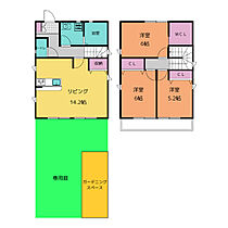 レジデンスK’S 西 1 ｜ 岐阜県岐阜市萱場東町９丁目8（賃貸一戸建3LDK・1階・79.48㎡） その2