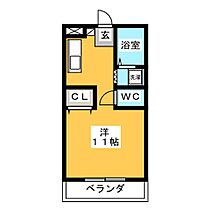 コーポひまわり  ｜ 岐阜県岐阜市北島２丁目（賃貸マンション1R・1階・25.92㎡） その2