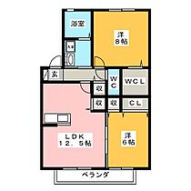 アルテア  ｜ 岐阜県岐阜市則武中３丁目（賃貸アパート2LDK・2階・64.13㎡） その2