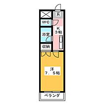 フランボワーズツシマ  ｜ 岐阜県岐阜市津島町５丁目（賃貸マンション1K・3階・26.04㎡） その2