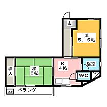 ルミエール馬場  ｜ 岐阜県岐阜市日光町３丁目（賃貸マンション2K・3階・38.00㎡） その2