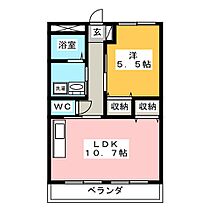 ミノルペティハウス  ｜ 岐阜県岐阜市中１丁目（賃貸マンション1LDK・1階・41.04㎡） その2