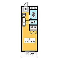 ロイヤルマンション3号館  ｜ 岐阜県岐阜市則武中２丁目（賃貸マンション1R・2階・25.51㎡） その2