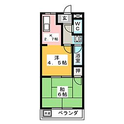 間取図画像 2K