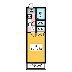 間取図画像 1K