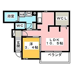 間取図画像 1LDK
