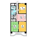 長良橋ハイツ6階4.9万円