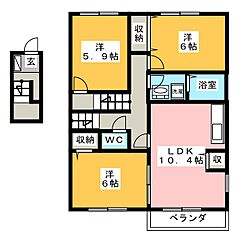 物件の間取り