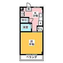 サンシティ杉山III  ｜ 岐阜県岐阜市領下４丁目（賃貸マンション1K・4階・25.02㎡） その2