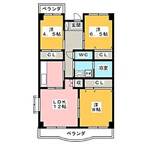 レシール今町  ｜ 岐阜県岐阜市今町２丁目（賃貸マンション3LDK・4階・74.95㎡） その2