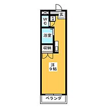 ロイヤルＳ  ｜ 岐阜県岐阜市北一色６丁目（賃貸マンション1R・3階・21.81㎡） その2