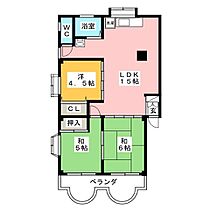 メゾン大原  ｜ 岐阜県岐阜市加納栄町通７丁目（賃貸マンション3LDK・1階・64.00㎡） その2