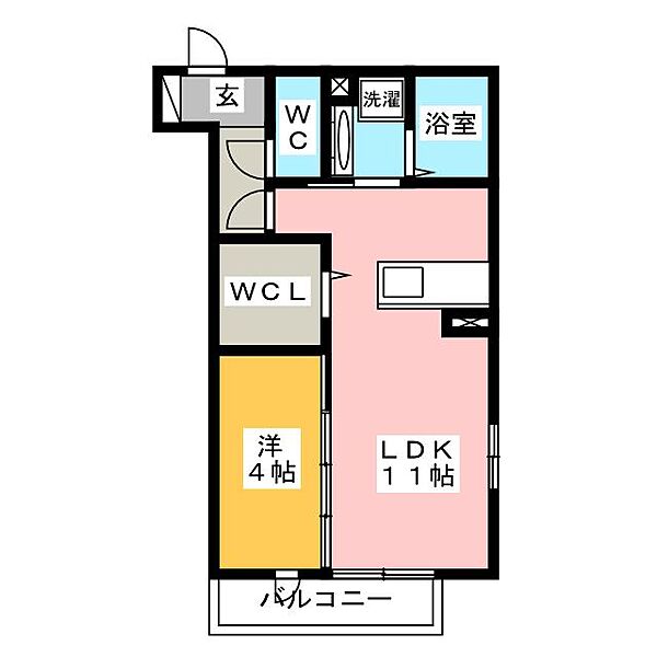 Ｒｉｑｕｅｚａ竜田町（リクイーザタツタマチ） ｜岐阜県岐阜市竜田町８丁目(賃貸アパート1LDK・2階・38.64㎡)の写真 その2