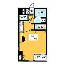 メゾンサファイヤ  ｜ 岐阜県岐阜市竜田町１丁目（賃貸マンション1R・6階・30.53㎡） その2