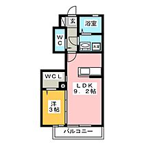 メゾンプラザ　Ｂ棟  ｜ 岐阜県岐阜市此花町５丁目（賃貸アパート1LDK・1階・33.19㎡） その2