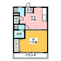 篠田マンション  ｜ 岐阜県岐阜市溝旗町３丁目（賃貸マンション1DK・3階・39.00㎡） その2