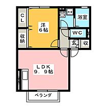 メゾン　ヴェール  ｜ 岐阜県岐阜市敷島町５丁目（賃貸アパート1LDK・2階・40.24㎡） その2