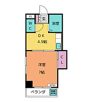 第二メゾン北川  ｜ 岐阜県岐阜市松鴻町２丁目（賃貸マンション1DK・4階・25.00㎡） その2