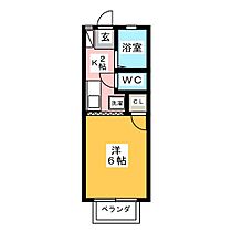 コーポＬｕＬｕ  ｜ 岐阜県岐阜市鍵屋西町１丁目（賃貸アパート1K・1階・19.87㎡） その2