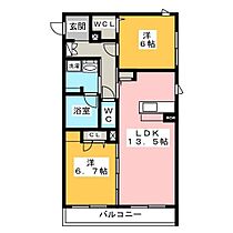 リオリエント領下  ｜ 岐阜県岐阜市領下４丁目92番地1（賃貸マンション2LDK・1階・63.71㎡） その2