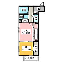 Ｄ-Ｒｏｏｍ　Ｓａｓｈｉｅ  ｜ 岐阜県岐阜市高森町４丁目（賃貸アパート1DK・1階・34.90㎡） その2