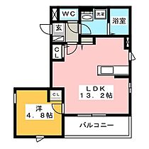 Ａｏｎｏｓｕ  ｜ 岐阜県岐阜市長住町１丁目（賃貸アパート1LDK・2階・40.73㎡） その2