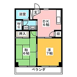 間取図画像 2DK