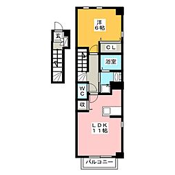 間取図画像 1LDK