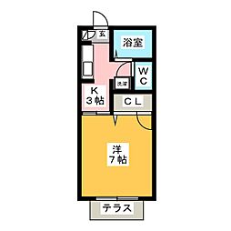 間取図画像 1K