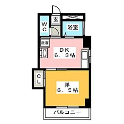 間取図画像 1DK
