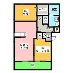 ネクサス2 2LDKの間取図画像