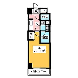 ルネフラッツ岐阜駅前 1Kの間取図画像