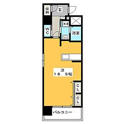 Forest.N ワンルームの間取図画像
