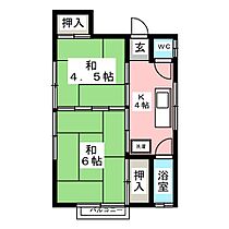 白山ビル  ｜ 岐阜県大垣市静里町（賃貸マンション2K・2階・29.56㎡） その2