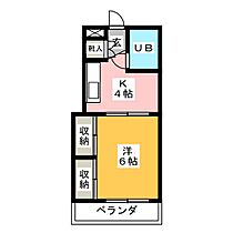 セコンドゥエトワール  ｜ 岐阜県大垣市室本町４丁目（賃貸マンション1K・2階・24.36㎡） その2