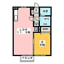 ヴィルヌーブ  ｜ 岐阜県大垣市内原２丁目（賃貸アパート1LDK・2階・40.07㎡） その2