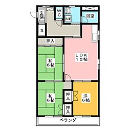 間取図画像 3LDK