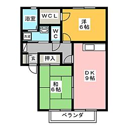 間取図画像 2DK