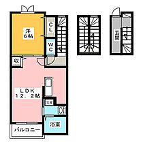 メゾンジャスト　Ａ  ｜ 岐阜県大垣市割田２丁目（賃貸アパート1LDK・3階・53.00㎡） その2