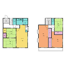 大垣市三塚町戸建て 2階5LDKの間取り