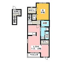 ソレアードII  ｜ 岐阜県大垣市本今町（賃貸アパート1LDK・2階・51.13㎡） その2