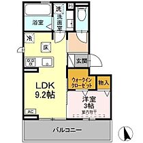 Ｍａｉｓｏｎ　ｄｅ　Ｎａｅｂａ 105 ｜ 岐阜県大垣市木戸町379番1（賃貸アパート1LDK・1階・34.22㎡） その2