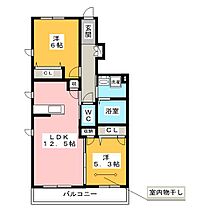 ＳｈａＭａｉｓｏｎ　シャルム  ｜ 岐阜県大垣市割田１丁目（賃貸アパート2LDK・1階・57.36㎡） その2