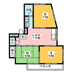 間取図画像 3LDK