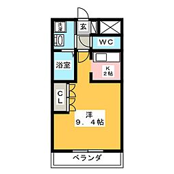 間取図画像 1K