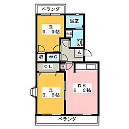 間取図画像 2DK