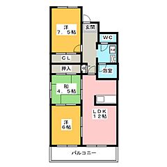 物件の間取り