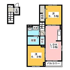 物件の間取り
